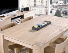 Tavolo in legno massello su misura di Fratelli Mirandola